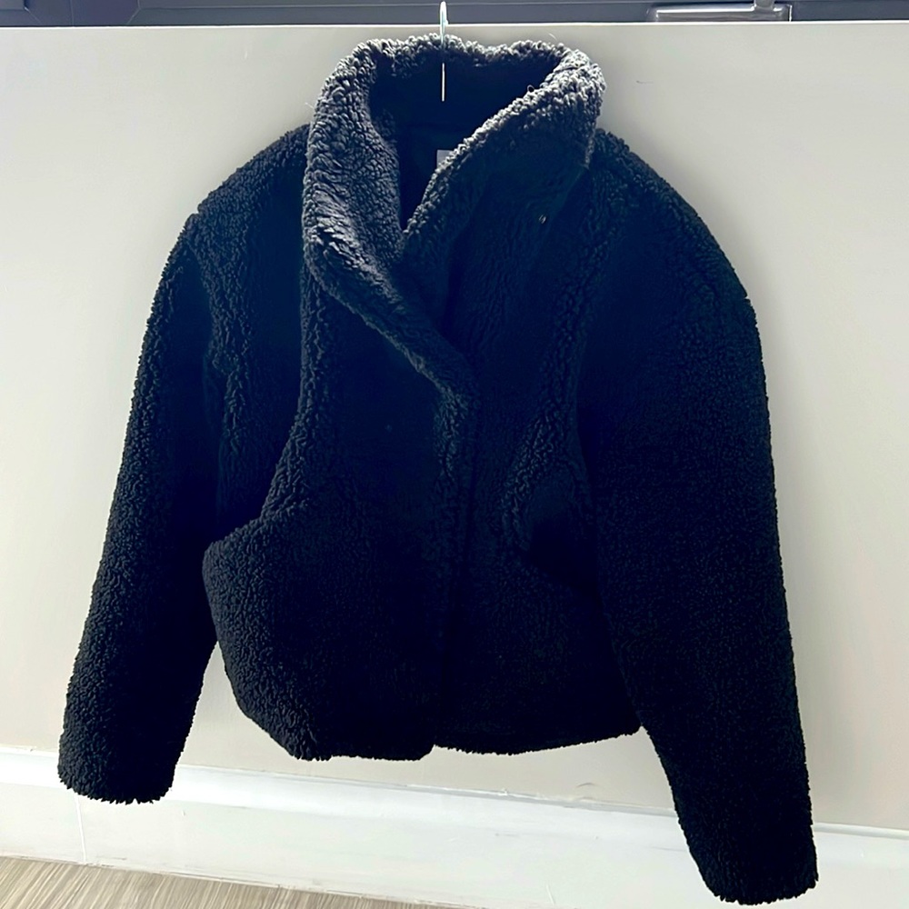 Frame teddy coat